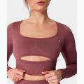 Dámské tréninkové tričko Longsleeve Carpatree Dopamine Buzz Seamless rose/brown 4