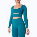 Dámské tréninkové tričko Longsleeve Carpatree Dopamine Buzz Seamless petrol green 3
