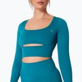 Dámské tréninkové tričko Longsleeve Carpatree Dopamine Buzz Seamless petrol green 5