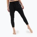 Dámské kalhoty na jógu Moonholi Cosmic Cropped Track Pants černé 219