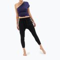 Dámské kalhoty na jógu Moonholi Cosmic Cropped Track Pants černé 219 3