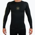 Pánský chránič Rashguard Ground Game Athletic Gold s dlouhým rukávem black RASHATHGOLDLSS