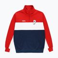 Pánská  mikina PROSTO Half Zip Sweatshirt červená KL222MSWE1133