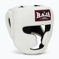 Boxerská helma RAJA BOXING Genuine Leather white