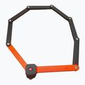 Cyklistický zámek GERDA Fold 1200W Neo foldable black/orange 2