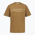 Pánské tričko na lezení PROSTO Big Logo cinnamon beige