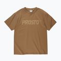 Pánské tričko na lezení PROSTO Big Logo cinnamon beige