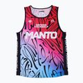 MANTO Pánské tílko Workout Multi Gradient červená MNR512_BLU/RED_2S