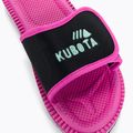 Žabky na suchý zip Kubota magenta KKRZ22 7