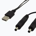 Nabíjecí kabel USB pro vyhřívané rukavice, pantofle a kapuce Glovia GE33C černý 2