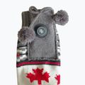 Vyhřívané pantofle s ponožkami  Glovii GQ4 bílé/červené/šedé 6