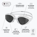 Plavecké brýle BuddySwim Ozean white / smoke 2