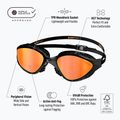 Plavecké brýle BuddySwim OzeanX Mirror black / orange 8