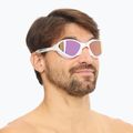 Plavecké brýle BuddySwim OzeanX Mirror white / iridium 3