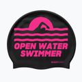 Plavecká čepice BuddySwim OWS Silicone black / pink