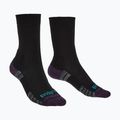 Dámské ponožky Bridgedale Lightweight Merino Performance Boot Original black/purple