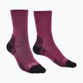 Dámské ponožky Bridgedale Lightweight Merino Performance Boot Original berry