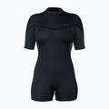 Dámský plavecký neopren Xcel Axis Back Zip Spring 2 mm black/palm/monstera print