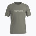 Pánské tričko Arc'teryx Ionia Merino Wool Arc'Word Logo forage 6