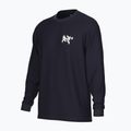 Pánské tričko Longsleeve Arcteryx Kragg SL Cotton Bird Tile black/arctic silk 3