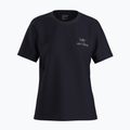Dámské tričko Arcteryx Kragg Sl Cotton Emblem Crew black