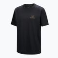 Pánské tričko Arcteryx Kragg Sl Cotton Bird Word 24k black 5