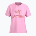 Dámské tričko Arcteryx Kragg SL Cotton Heatmap Crew pineberry