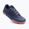 Pánská cyklistická obuv na platformě Crankbrothers Stamp Lace navy blue and brown CR-STL04281A105