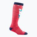 Dětské lyžařské ponožky Darn Tough Magic Mountain OTC Midweight with Cushion w/ Padded Shin raspberry