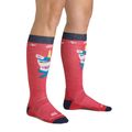 Dětské lyžařské ponožky Darn Tough Magic Mountain OTC Midweight with Cushion w/ Padded Shin raspberry 3