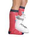 Dětské lyžařské ponožky Darn Tough Magic Mountain OTC Midweight with Cushion w/ Padded Shin raspberry 4