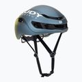 Cyklistická helma Rudy Project Nytron blue avio/apple green metal matte