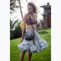Taška Ticket To The Moon Upcycled Sling army green/brown 4