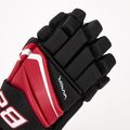 Hokejové rukavice Bauer Vapor Fly40 Sr Black/Red 5