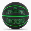 Basketbalový míč Spalding Phantom basketball black/green velikost 6