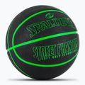 Basketbalový míč Spalding Phantom basketball black/green velikost 6 2