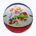 Basketbalový míč Spalding Space Jam Tune white/red/blue velikost 7 2