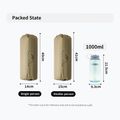 Trekový stan 2‑místný Naturehike Mongar UL 2 15D moon rock sand 3