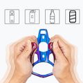 Košík na láhev Rockbros 31210007 Water Bottle Holder blue/purple 4