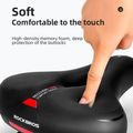 Sedlo na kolo Rockbros AQ-6090 black/red 3