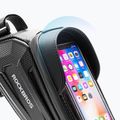 Cyklistická brašna na rám Rockbros B68 Bike Tube Bag 1.7L black 3