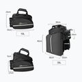 Taška na nosič kola Rockbros A6-03BK Bicycle Pannier Bag black 5