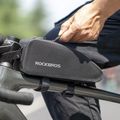 Cyklistická brašna na rám Rockbros AS-019-1 Bike Tube Bag L black 13