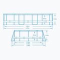 Bazén s kovovou konstrukcí  Bestway Power Steel Swim Vista Series Oval Pool Set 427x250 cm šedý 6