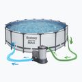 Bazén s kovovou konstrukcí  Bestway Steel Pro Max Pool Set 5612Z 488 x 122 cm šedý 4
