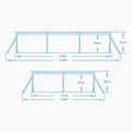 Bazén s kovovou konstrukcí  Bestway Steel Pro Pool 300 cm modrý  5