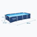 Bazén s kovovou konstrukcí  Bestway Steel Pro Pool 400 cm modrý  4