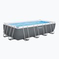 Bazén s kovovou konstrukcí  Bestway Power Steel Rectangular Pool Set 56465N 549 x 274 cm tmavě šedý  2