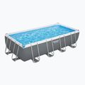 Bazén s kovovou konstrukcí  Bestway Power Steel Rectangular Pool Set 56465N 549 x 274 cm tmavě šedý  3