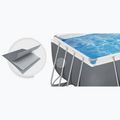 Bazén s kovovou konstrukcí  Bestway Power Steel Rectangular Pool Set 56465N 549 x 274 cm tmavě šedý  4